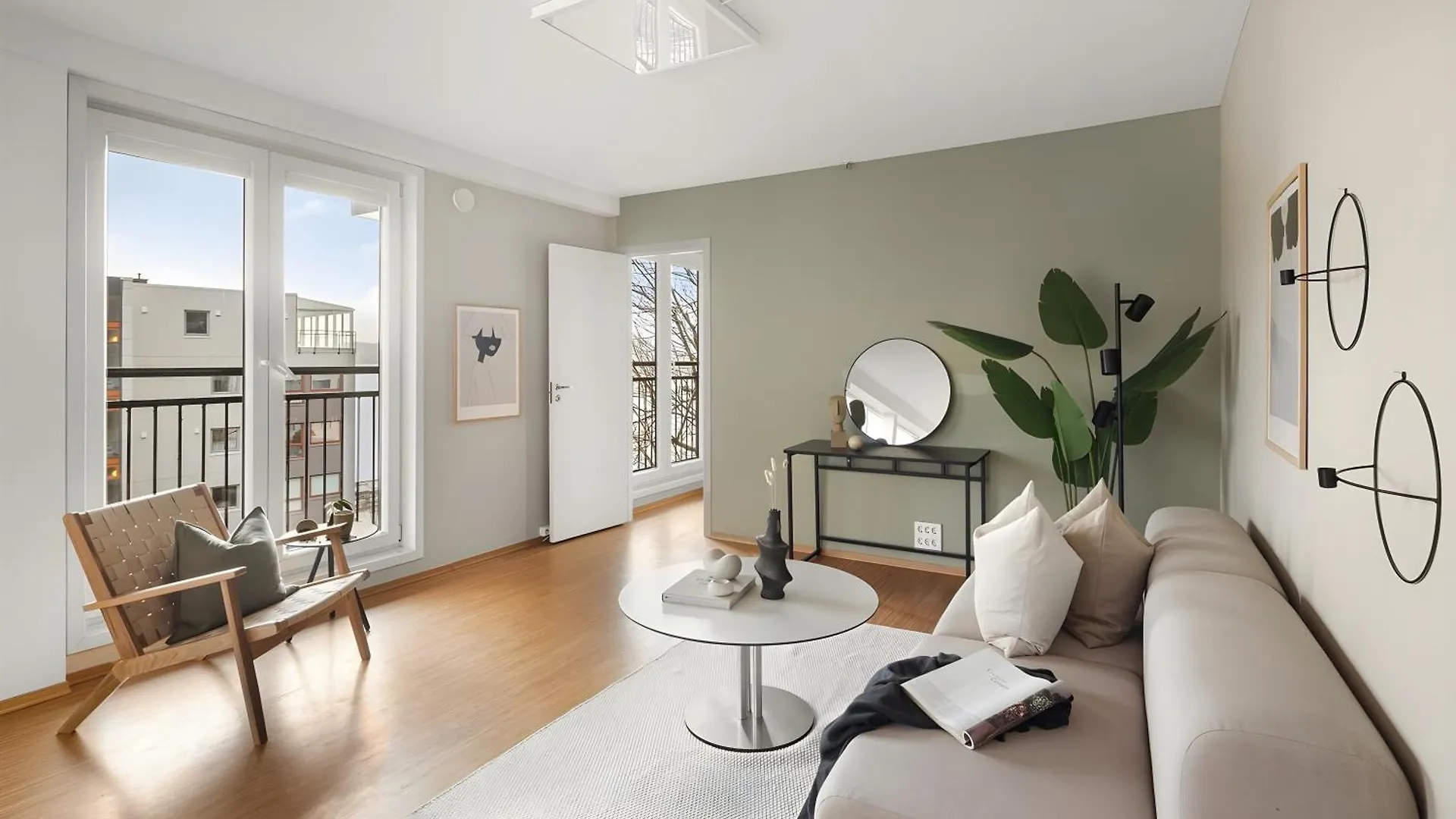 Top-Floor Apartment With Balcony And Sea View Берген